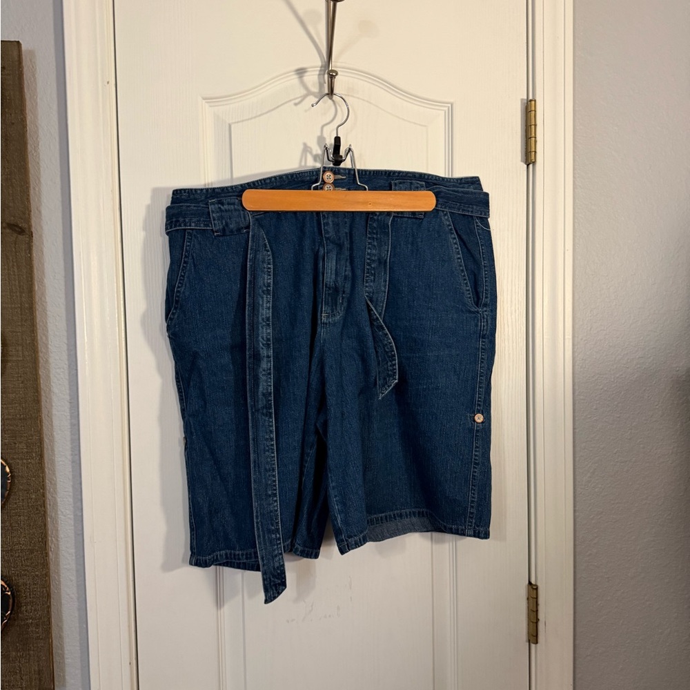 White Stag Dark Blue Denim Bermuda Shorts